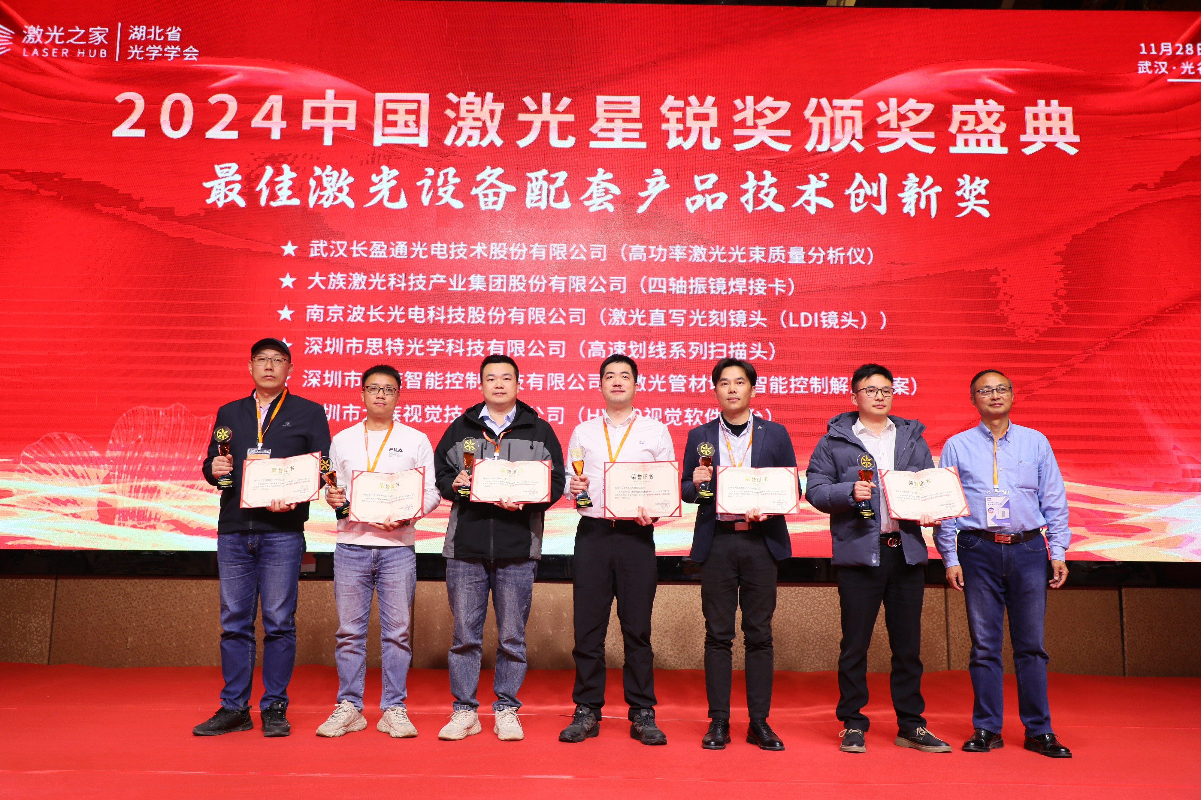 星空综合官网高功率激光光束质量分析仪荣获2024中国激光星锐奖“最佳激光设备配套产品技术创新奖”